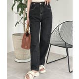 ストレートデニムパンツ ウエスト調整可能 | Miniministore | 詳細画像12