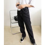 ストレートデニムパンツ ウエスト調整可能 | Miniministore | 詳細画像23
