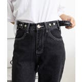 ストレートデニムパンツ ウエスト調整可能 | Miniministore | 詳細画像24