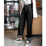 ストレートデニムパンツ ウエスト調整可能 | Miniministore | 詳細画像3