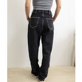 ストレートデニムパンツ ウエスト調整可能 | Miniministore | 詳細画像33