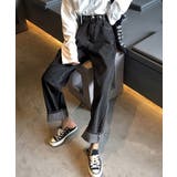 ストレートデニムパンツ ウエスト調整可能 | Miniministore | 詳細画像4