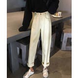 ストレートデニムパンツ ウエスト調整可能 | Miniministore | 詳細画像7