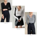 ネックレス風 Tシャツ レディース 長袖 | Miniministore | 詳細画像2