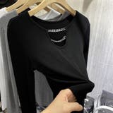 ネックレス風 Tシャツ レディース 長袖 | Miniministore | 詳細画像4