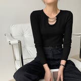 ネックレス風 Tシャツ レディース 長袖 | Miniministore | 詳細画像7