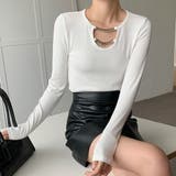 ネックレス風 Tシャツ レディース 長袖 | Miniministore | 詳細画像9
