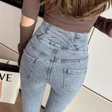 ハイウエスト スキニーデニムパンツ 韓国 | Miniministore | 詳細画像13