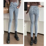 ハイウエスト スキニーデニムパンツ 韓国 | Miniministore | 詳細画像14