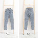 ハイウエスト スキニーデニムパンツ 韓国 | Miniministore | 詳細画像3