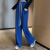 ドロスト ワイドパンツ リブ レディース | Miniministore | 詳細画像9 