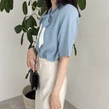 ネクタイブラウス レディース ブラウス夏 | Miniministore | 詳細画像17