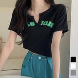 サマー ニットtシャツ レディース 韓国 | Miniministore | 詳細画像1