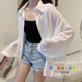 シアーシャツ 薄手シースルー羽織り 韓国 | Miniministore | 詳細画像1