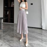 フレアスカート キャザー ロングスカート | Miniministore | 詳細画像9