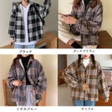 チェック柄シャツ 裏ボア ジャケット秋冬 | Miniministore | 詳細画像2