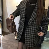 千鳥格子柄 ジャケット 中綿コート 秋冬 | Miniministore | 詳細画像10