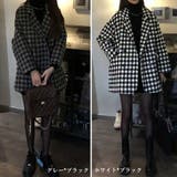 千鳥格子柄 ジャケット 中綿コート 秋冬 | Miniministore | 詳細画像2