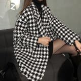 千鳥格子柄 ジャケット 中綿コート 秋冬 | Miniministore | 詳細画像4