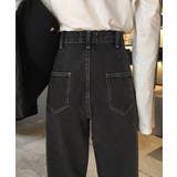 ハイウエストデニムパンツ ウエストボタン | Miniministore | 詳細画像15 