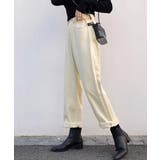 ハイウエストデニムパンツ ウエストボタン | Miniministore | 詳細画像23 