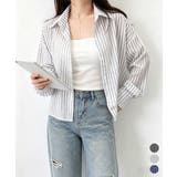 ストライプ柄シアーシャツ 大人カジュアル | Miniministore | 詳細画像1