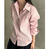 ストライプ 長袖シャツブラウスレディース | Miniministore | 詳細画像8