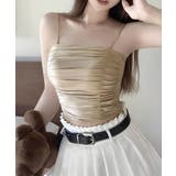 シャーリングカップ付きキャミ ブラトップ | Miniministore | 詳細画像10