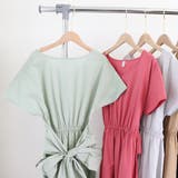 マキシワンピース フレンチ袖ロングワンピ | Miniministore | 詳細画像15