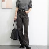 デニムワイドパンツハイウエストレディース | Miniministore | 詳細画像29