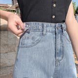 ストレートデニムパンツ レディース 美脚 | Miniministore | 詳細画像11 