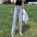 ストレートデニムパンツ レディース 美脚 | Miniministore | 詳細画像18 