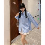 ダブルジップシャツ シャツカーディガン白 | Miniministore | 詳細画像12