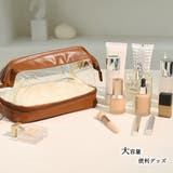 二段コスメポーチ クリア化粧ポーチ 自立 | Miniministore | 詳細画像5