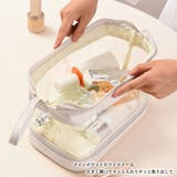 二段コスメポーチ クリア化粧ポーチ 自立 | Miniministore | 詳細画像9