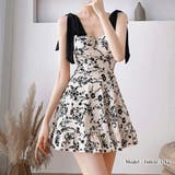 レディースワンピース水着 体型カバー花柄 | Miniministore | 詳細画像7