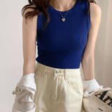 リブニット タンクトップ レディース春夏 | Miniministore | 詳細画像12