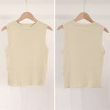 リブニット タンクトップ レディース春夏 | Miniministore | 詳細画像23