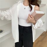 リブニット タンクトップ レディース春夏 | Miniministore | 詳細画像9