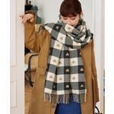 チェック柄 マフラー 大判ストール 厚手 | Miniministore | 詳細画像2
