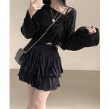 ブラック | ドローストリング ニットアンサンブル春夏 | ANGELCLOSET
