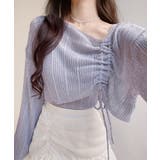 ラベンダー | ドローストリング ニットアンサンブル春夏 | ANGELCLOSET