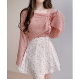ピンク | ドローストリング ニットアンサンブル春夏 | ANGELCLOSET
