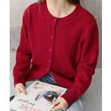 レッド | ハートボタンニットカーディガン秋冬韓国風 | Miniministore