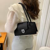 ブラック | レディース肩掛けバッグ 横長 ミニトート | Miniministore