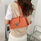 オレンジ | レディース肩掛けバッグ 横長 ミニトート | Miniministore