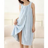 ライトブルー | バスタオルワンピース 着るタオル吸水速乾 | Miniministore
