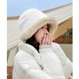 ホワイト | バケットハット レディース ファー帽子冬 | Miniministore