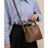 ブラウン | 2WAYバケツ型ミニショルダーバッグ上品 | Miniministore
