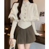 アイボリー | アンサンブルニット 2点セットアップ韓国 | Miniministore